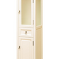 Bellaterra Linen Cabinet-Cream-21-Item #205065-TOWER-CR