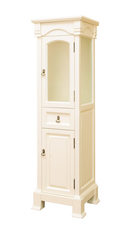 Bellaterra Linen Cabinet-Cream-21-Item #205065-TOWER-CR