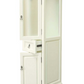 Bellaterra Linen Cabinet-Cream-21-Item #205065-TOWER-CR