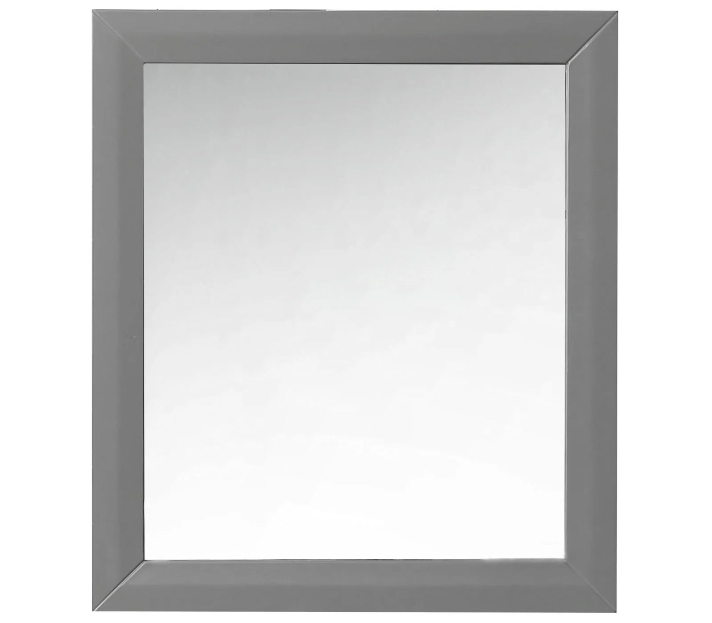 Image is white background photo of Saphire Gray wood framed Ancerre mirror.